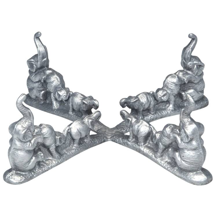 Elephants (Aluminum, Hollowware) Stand for Acrylic Bowl 14"