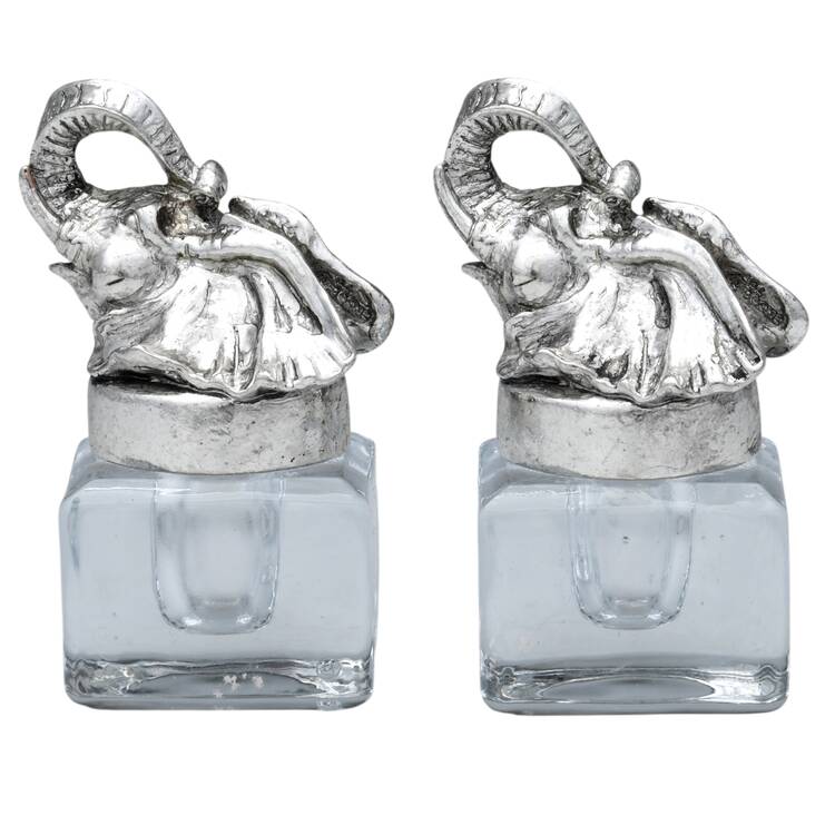 Elephants (Aluminum, Hollowware) Salt and Pepper Set