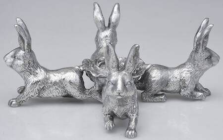 Bunnies (Aluminum, Hollowware) Stand for Acrylic Bowl 14"