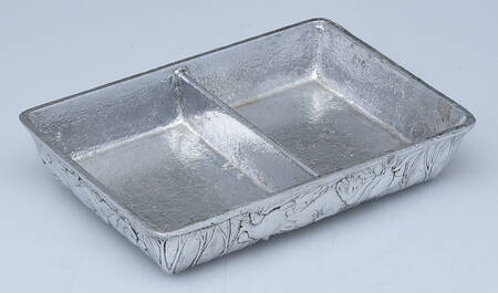 Bunnies (Aluminum, Hollowware) Divided Playing Card Box No Lid