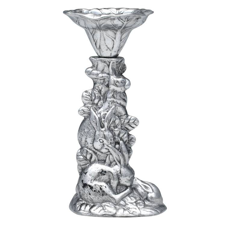 Bunnies (Aluminum, Hollowware) 6" Candlestick