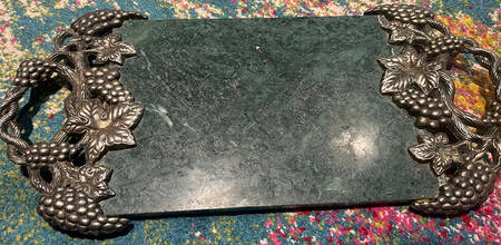 Grape (Aluminum, Hollowware) 18" Oblong Tray