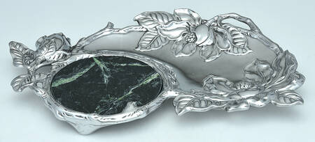 Magnolia (Aluminum, Hollowware) Cheese & Cracker Server