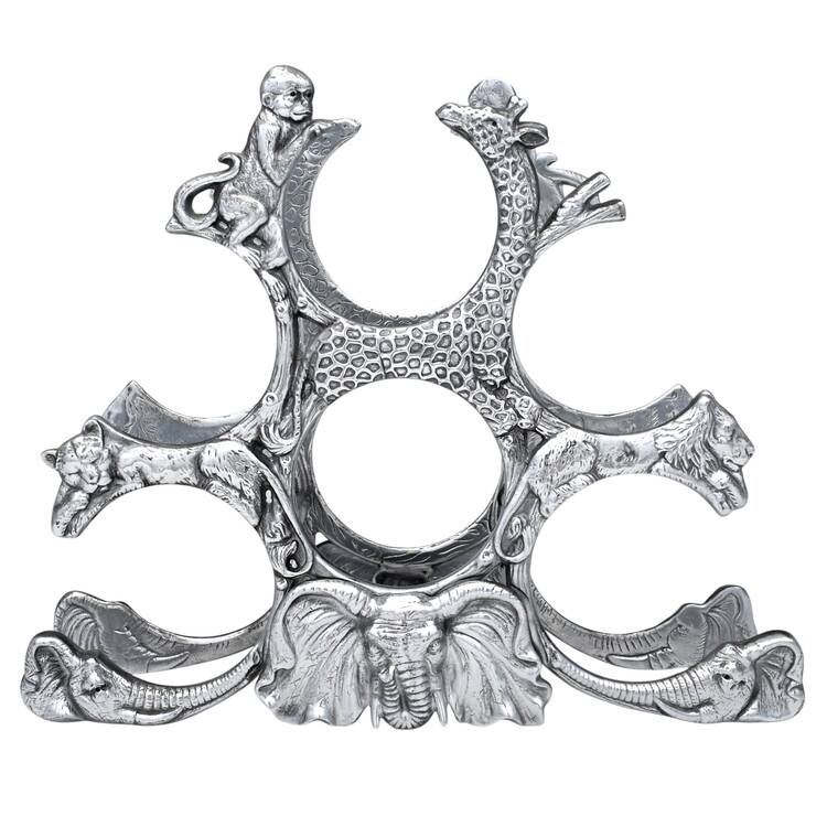Safari (Aluminum, Hollowware) 6 Bottle Wine Rack