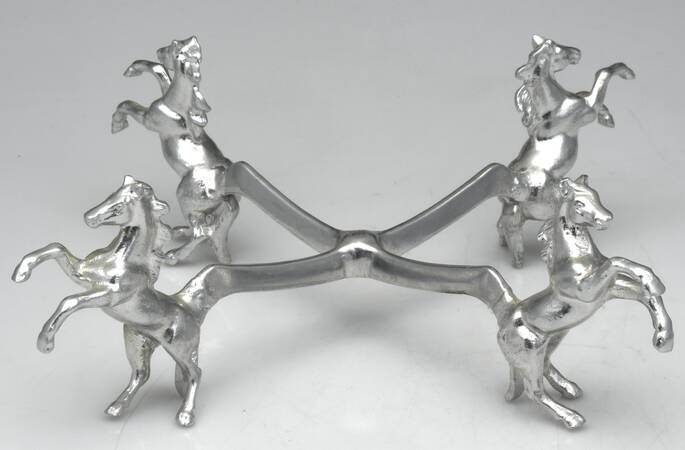 Horse (Aluminum, Hollowware) Stand for Acrylic Bowl 14"