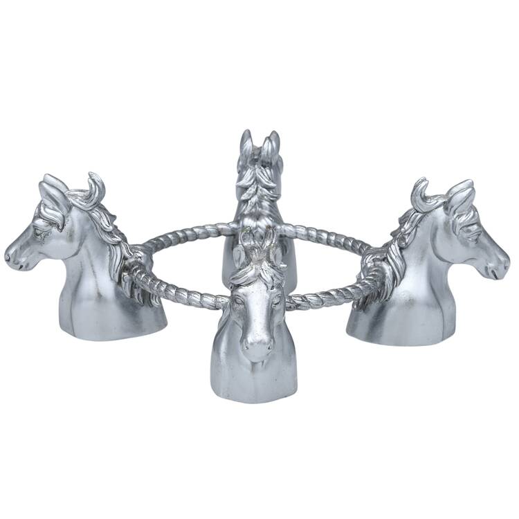Horse (Aluminum, Hollowware) Stand for Acrylic Bowl 7"