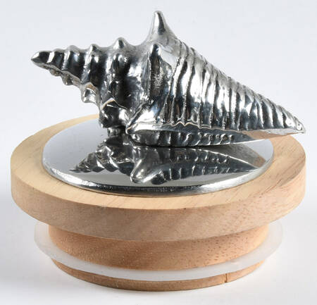 Wonders of the Water (Aluminum, Serveware) Metal Finial Lid for Small Glass Canister