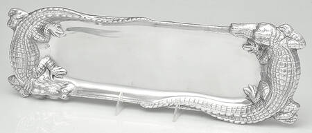 Alligator (Aluminum, Hollowware) 19" Oblong Tray