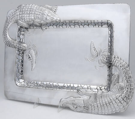 Alligator (Aluminum, Hollowware) 18" Rectangular Tray