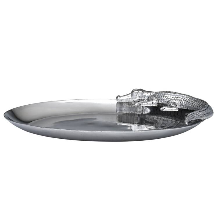 Alligator (Aluminum, Hollowware) 19" Oval Serving Platter