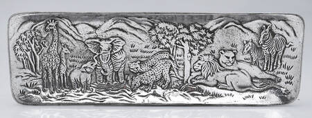 Endangered Kingdom (Aluminum, Hollowware) 8" Rectangular Tray