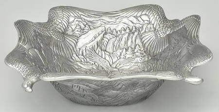 Endangered Kingdom (Aluminum, Hollowware) 14" Salad Serving Bowl