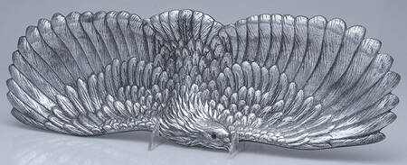 Endangered Kingdom (Aluminum, Hollowware) 2 Part Divided Server