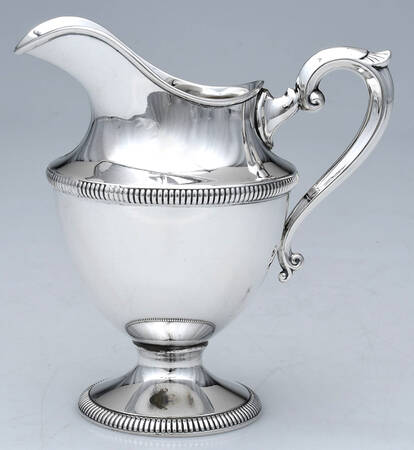 X100-Plain(Sterling, Hollowware) Creamer