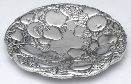 Apple (Aluminum, Hollowware) Cheese Plate