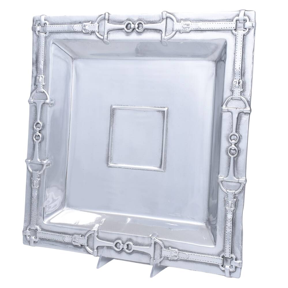 Equestrian (Aluminum, Hollowware) Tray for Chip & Dip Set