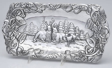 Holidays (Aluminum, Hollowware) 12" Bread Tray