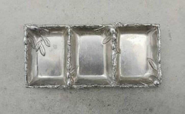 Olive Grove (Aluminum, Hollowware) 3 Part Relish