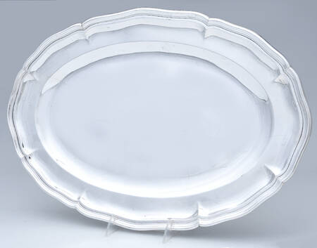 1CM1 (Silverplate, Hollowware) 19" Oval Serving Platter