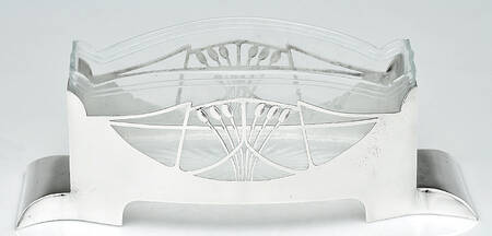 Silverplate Hollowware Silverplate Planter with Glass Liner by Argentor