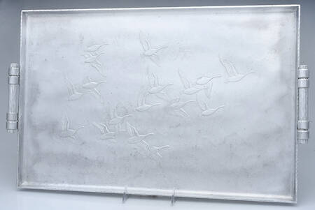 Geese (Aluminium, Hollowware) by Arthur Armour