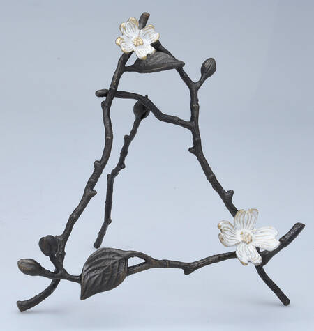 Dogwood Collection (Metal, Hollowware) Picture Frame Easel