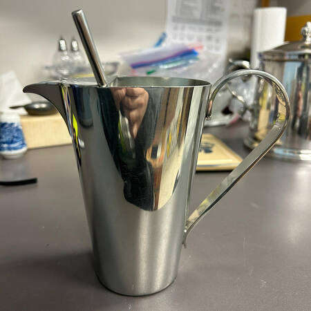 Colonial (Pewter, Hollowware) Martini Pitcher W/Stirrer