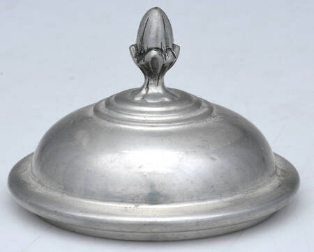 Colonial (Pewter, Hollowware) Sugar Bowl-Lid Only