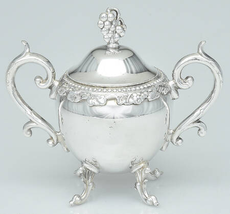 BIM8 (Silverplate, Hollwware) Sugar Bowl & Lid