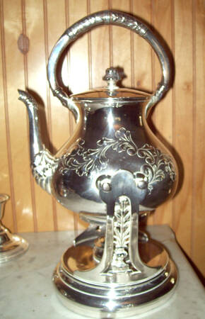 1006 (Silverplate, Hollowware) Kettle, Stand & Burner