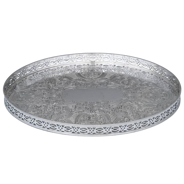 Silverplate Hollowware 10" Oval Tray