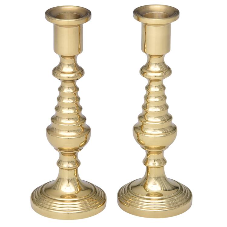 Brass Candlesticks Pair of 7" Candlesticks