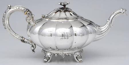 55 (Sterling, Hollowware) Teapot