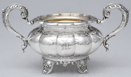 55 (Sterling, Hollowware) Open Sugar Bowl