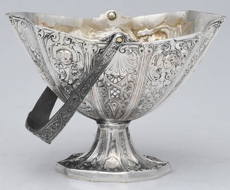 3153 (Silverplate, Hollowware) Silverplate Open Sugar Bowl