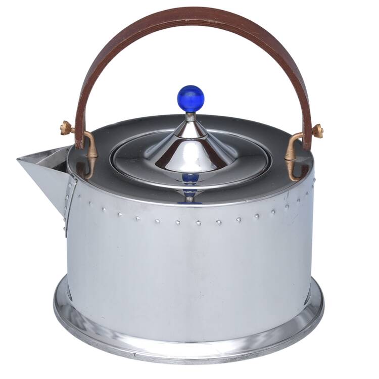 Ottoni (Stainless, Hollowware) Kettle with Wood Handle