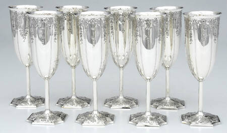 2691C (Sterling, Hollowware) Champagne Flute - Set of 8
