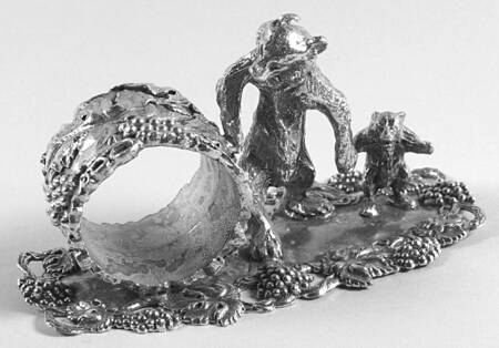 Figural Napkin Rings (Silverplate) by Chip Grigley