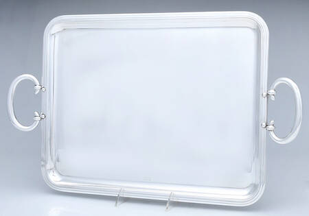 Bagatelle (Silverplate, Hollowware) Large Silverplate Waiter Tray
