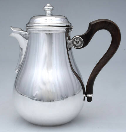 Bagatelle (Silverplate, Hollowware) Coffee Pot with Wood Handle