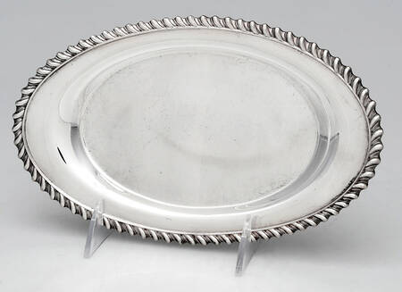 Silverplate Hollowware Underplate for Gravy Boat