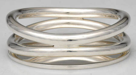 Vertigo (Silverplate, Hollowware) 3" Console Candleholder