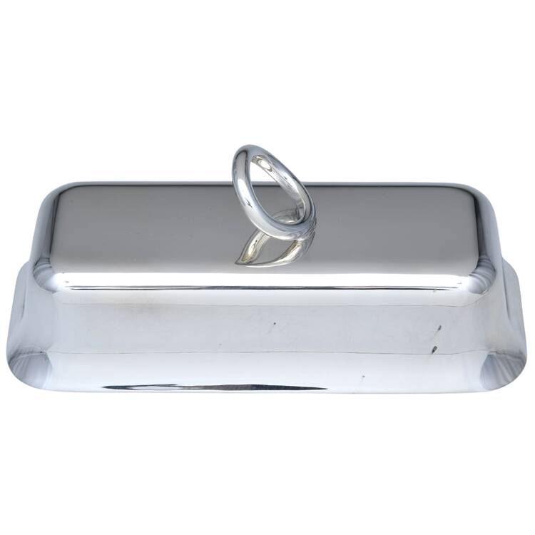 Vertigo (Silverplate, Hollowware) Lid for 1/4 Pound Butter