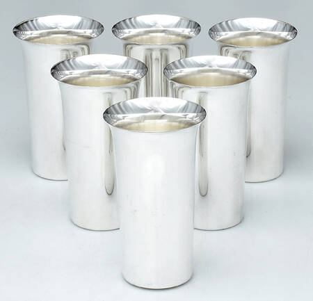 69 (Silverplate, Hollowware) 8 Oz Tumbler - Set of 6