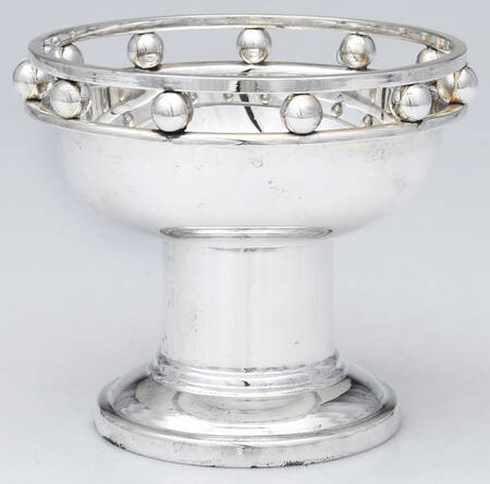 CG81 (Silverplate, Hollowware) Plated Footed Bon Bon Bowl