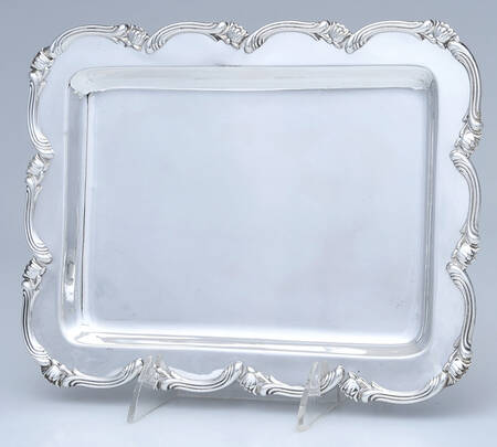 CXU12 (Sterling, Hollowware) Creamer, Sugar & Lid-Tray