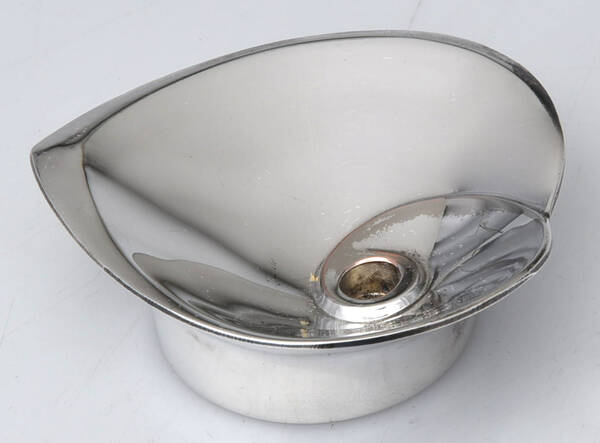 Silverplate Hollowware Heart Shape Taper Candleholder