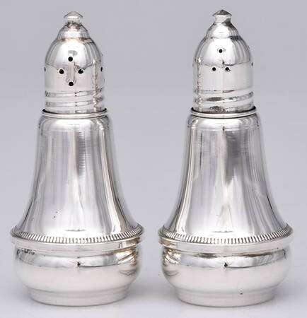 Sterling Hollowware Weighted Salt and Pepper Set