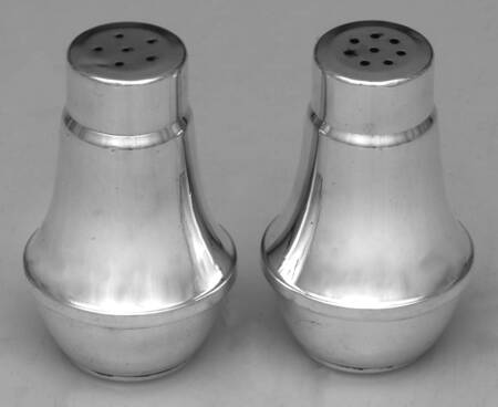 Sterling Hollowware Weighted Salt and Pepper Set