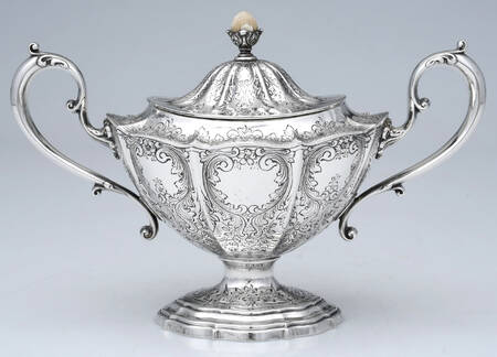 11822 (Sterling, Hollowware) Sugar Bowl & Lid